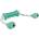 TRIXIE Denta Fun Mintfresh Stick with Rope, Natural Rubber - играчка за здрави бели зъби и свеж дъх 9 cм. / 37 cм