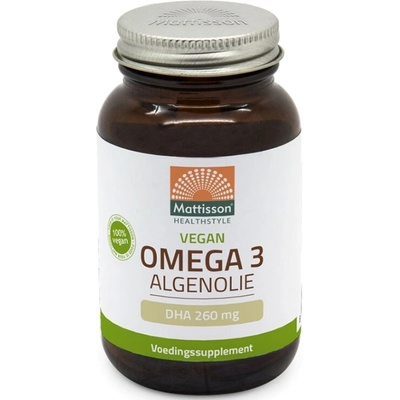 Mattisson Healthstyle Omega-3 Algae Oil, 650 mg, 60 капсули, Mattisson Healthstyle