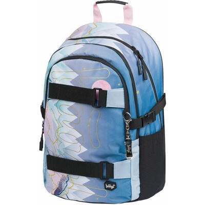Baagl SKATE BACKPACK svetlomodrá zlatá