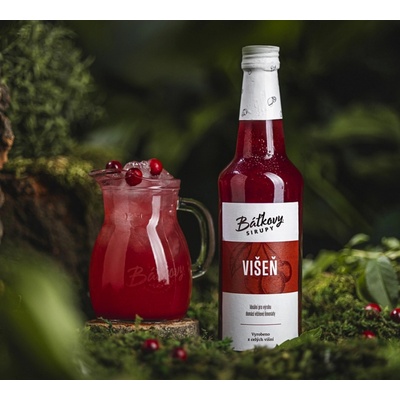Báťkovy bylinné sirupy Višeň 0,5 l