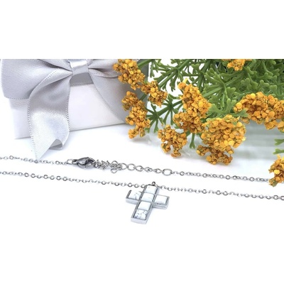 Jan Kos Jewellery Řetízek s přívěskem z oceli 12108001