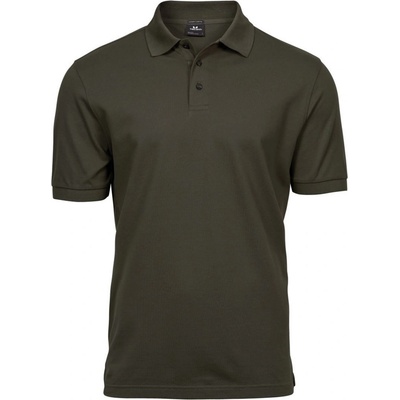Tee Jays pánská polokošile Luxury Stretch Tmavě olivová