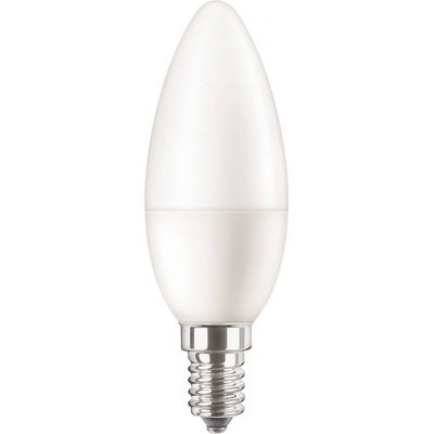 Philips LED žárovka E14 CP B35 FR 5W 40W studená bílá 6500K , svíčka