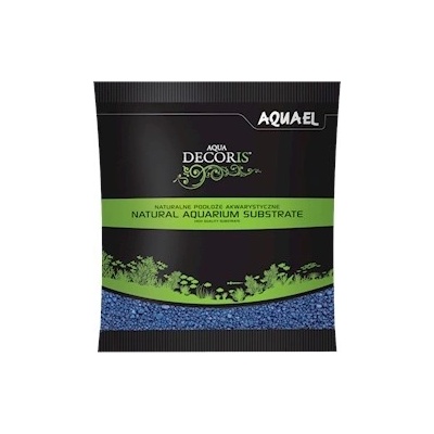 Aquael písek Aqua Decoris 2-3 mm 1 kg modrý