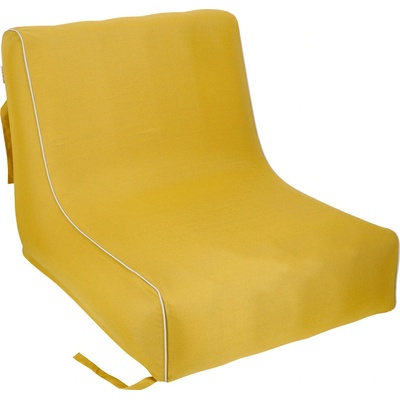 Sedací vak nafukovací 70 × 90 × 70 cm žltý