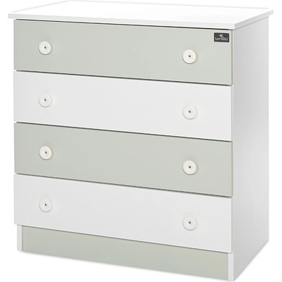 Lorelli Детски скрин Lorelli - New, Бял/Milky Green (10170070040A)