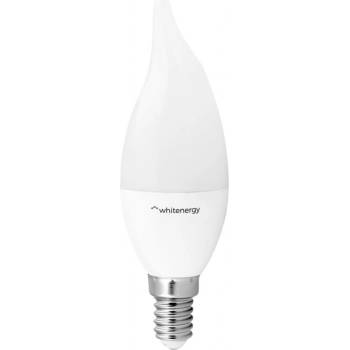 Whitenergy LED žiarovka SMD2835 C37L E14 5W teplá biela