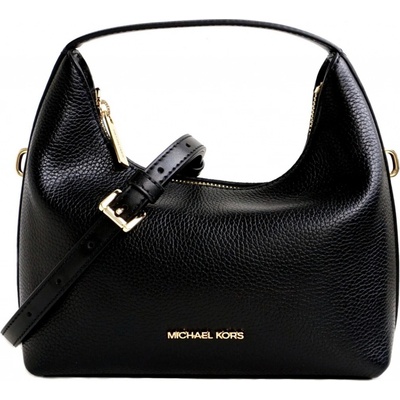 Michael Kors kožená crossbody kabelka Ember černá
