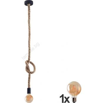 Polux LED Пендел ROPE 1xE27/8W/230V (LEDSA1832)