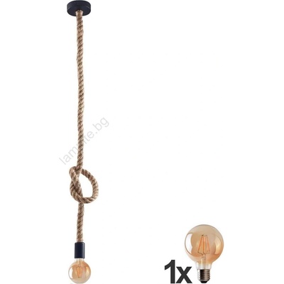 Polux LED Пендел ROPE 1xE27/8W/230V (LEDSA1832)