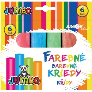  Тебешири Junior Jumbo цветни 6 бр (1610010-18006)