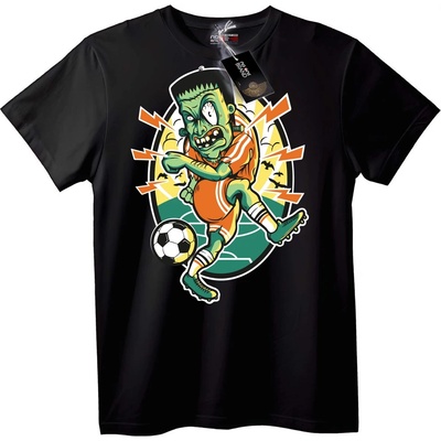 NOONEBRAND Тениска Франкенщайн Футболен Монстър - 2XL, White
