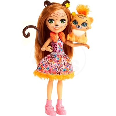 Mattel Enchantimals a zvířátko Cherish Cheetah a Quick-Quick
