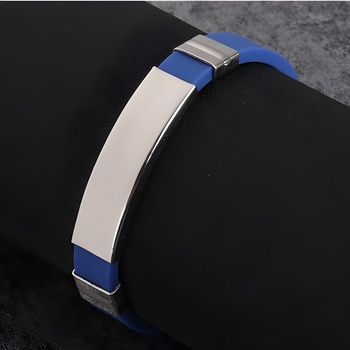 HARAHU Силиконова гривна - Синя kp22754 (22754)