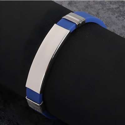 HARAHU Силиконова гривна - Синя kp22754 (22754)