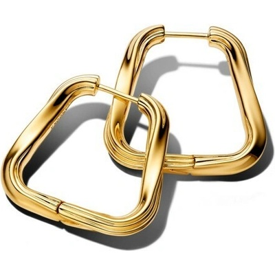 Pandora Krútené pozlátené náušnice Essence Shine 263876C00