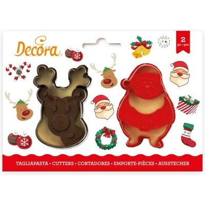 Decora Plastové vykrajovátko Mikuláš a Sobík