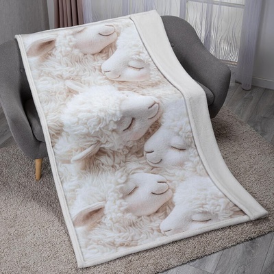 decoDoma Baránková deka 3D BARÁNKOVE SNY 140x200