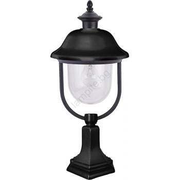 PREZENT 6895 - Екстериорна лампа SANGHAI 1xE27/60W/230V IP44 черен (6895)