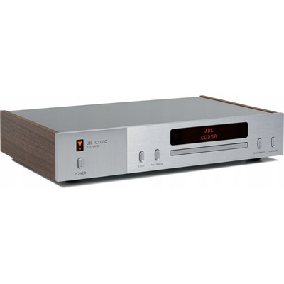 JBL CD350 - CD přehrávač s USB, stříbrný + dřevěné bočnice – Zboží Mobilmania