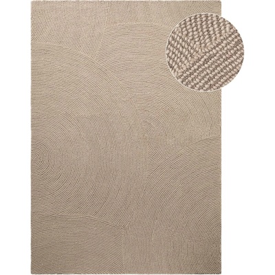 Hanse Home Бежов ръчно изработен вълнен килим 80x150 cm Eleni Light Beige - Hanse Home (106221-80x150)