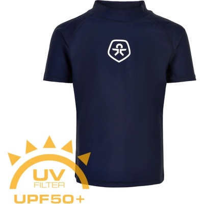Color Kids-T-shirt solid UPF 50+ dress blues modrá