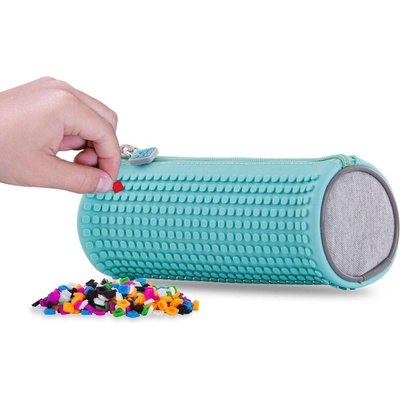 PIXIE CREW Несесер цилиндър Pixie Crew Grey/Tutquise (PXA-05-W09)