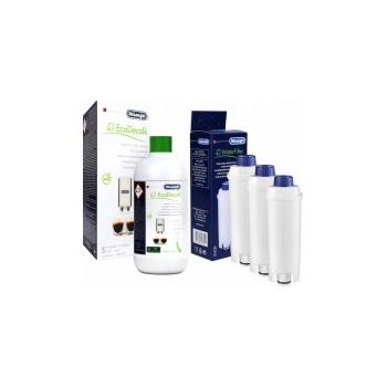 DeLonghi Sada DLS C002 3 ks + EcoDecalk 500 ml