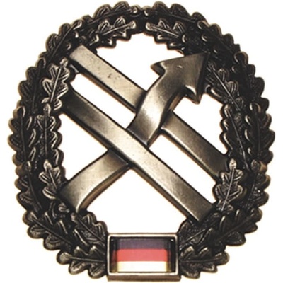 Bundeswehr Odznak BW na baret PSV kovový