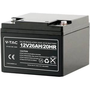 V-TAC 26Ah 12V Акумулаторна Батерия M5 175*165*127*127 мм - 23454 (23454)