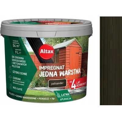 Impregnace Altax Jedna Vrstva palisandr 9l