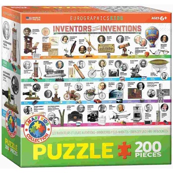 EUROGRAPHICS - Puzzle Great Inventions 200 - 200 piese