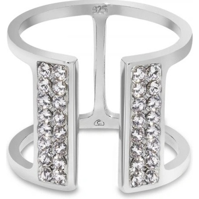 Spark prsten čirý se Swarovski Elements Radiance 14128 2732 Krystal