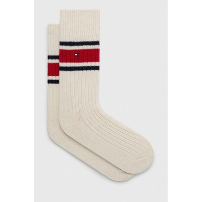 Tommy Hilfiger Вълнени чорапи Tommy Hilfiger в бяло (701224908)