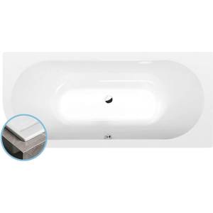 POLYSAN - Асиметрична вана Viva Slim R, 175x80x47 см, бяла 78119S (78119S)