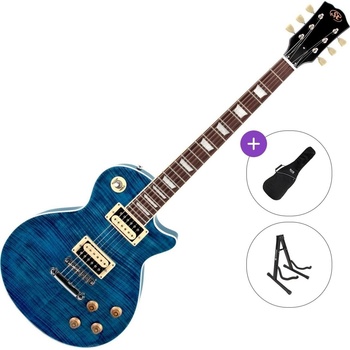 SX EC3H Basic SET Translucent Blue Електрическа китара
