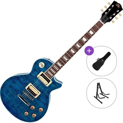 SX EC3H Basic SET Translucent Blue Електрическа китара