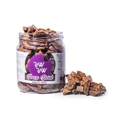 Raw Raw pochoutka mrazem sušená Králičí játra 80 g