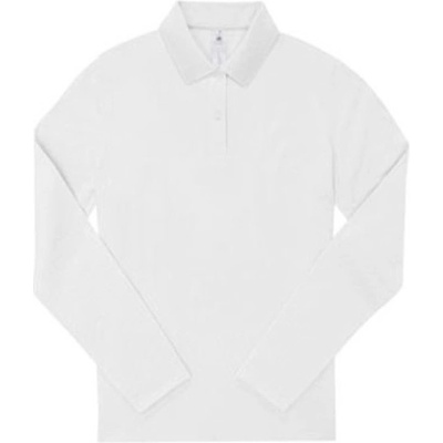 B&C Dámske polo tričko PW462 White