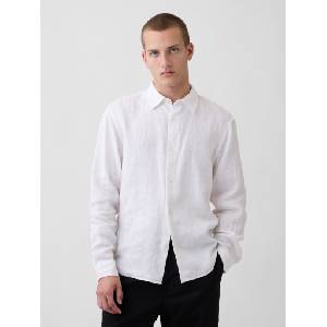 GAP Ленена риза GAP GAP | Byal | МЪЖЕ | M