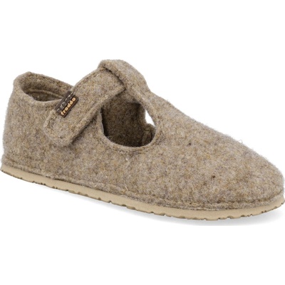 Froddo dětské Barefoot bačkory FLEXY WOOLY Beige G1700378-4 béžová
