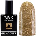 SNB Гел лак snb 277 ВИВЕТ, Златен, Брокат, 15 мл (gl277) - topmarket