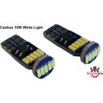  Крушки -Led- T10 12V-15W Бели 2бр. к-т -9986 ('264425)
