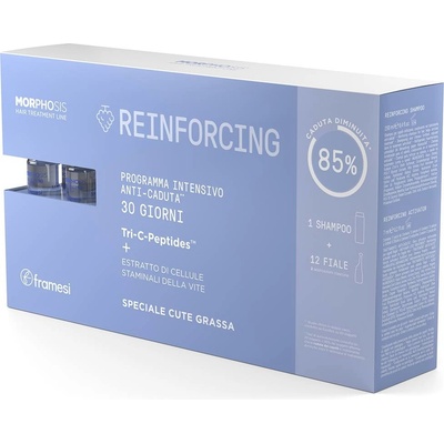 Framesi Morphosis Reinforcing šampon 250 ml + 2 x aktivátor 12 x 7 ml dárková sada