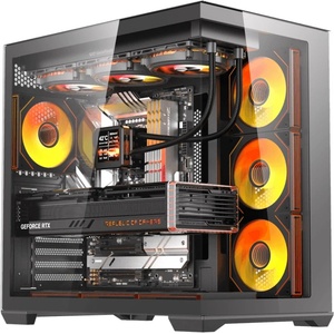 darkFlash C280 black + 7 fan (C280-7F-BLACK)