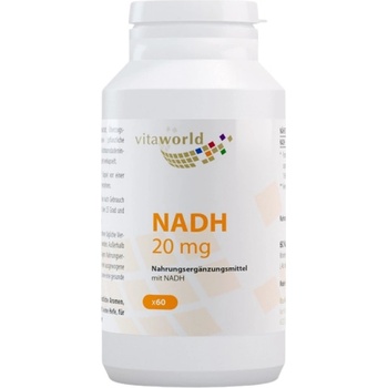 Image 1 of vitaworld NADH | Nicotinamide Adenine Dinucleotide 20 mg [60 капсули]