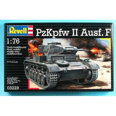 Revell 03229 tank PzKpfw II Ausf.F měřítko 1:76