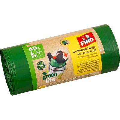 Fino Vrecia zaväzovacie Green Life Easy 60l 27 µm 18 ks