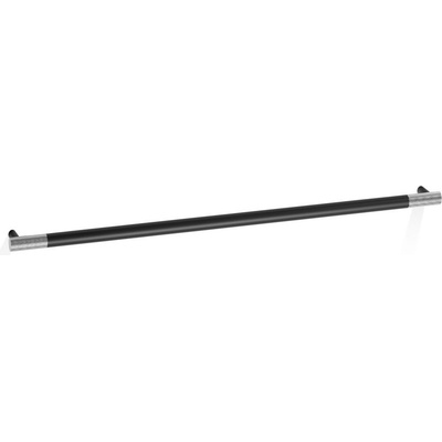 DECOR WALTHER Закачалка на релса за кърпи Club 80 см черна мат-хром (0855660)