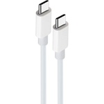 Maxlife Кабел MXUC-05 USB-C - USB-C, 60W, 1.0 м, бял - Maxlife